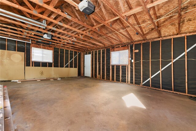 miscellaneous room featuring concrete flooring