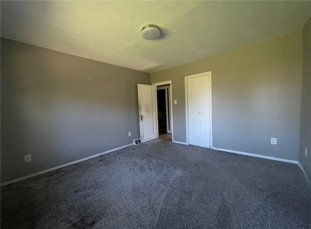 3036 Mcneal Rd, Hampton, PA 15101 - spare room featuring baseboards and dark colored carpet