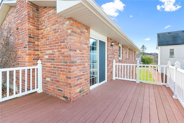 view of deck