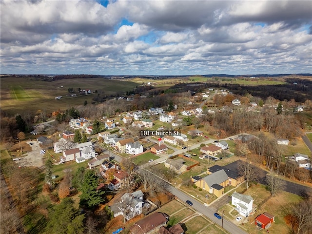 drone / aerial view