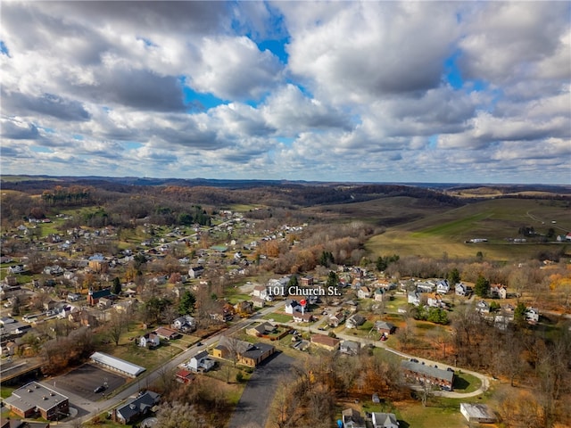 drone / aerial view