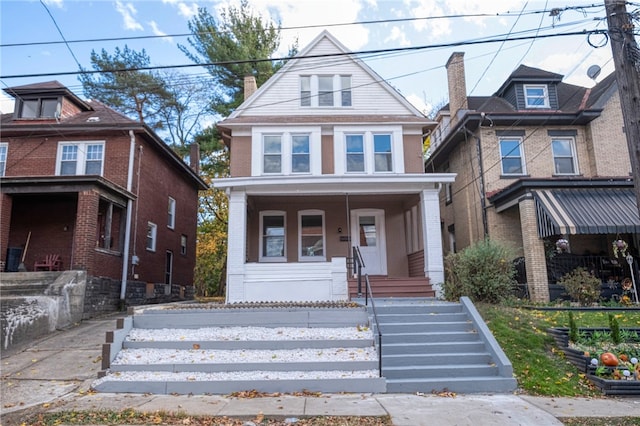 bungalow-style home with a porch