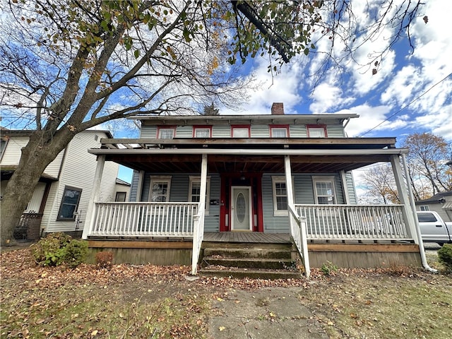 view of front of house featuring a porch