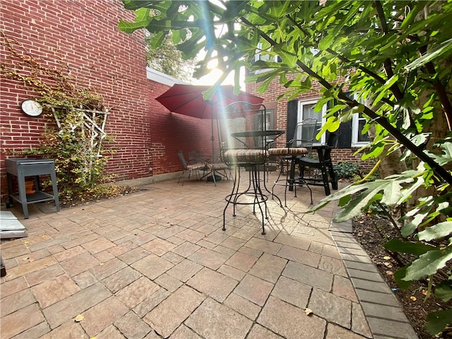 view of patio / terrace with outdoor dining space