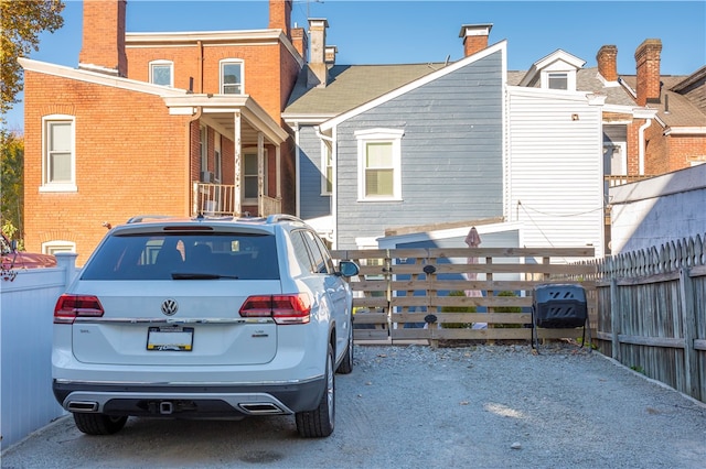 view of rear view of house