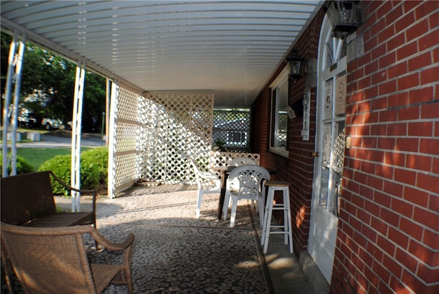 view of patio