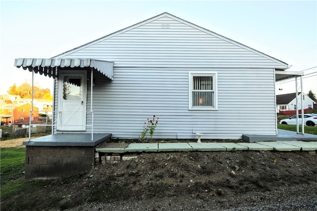 view of rear view of house