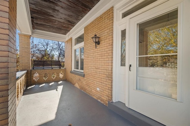 view of patio / terrace featuring a porch