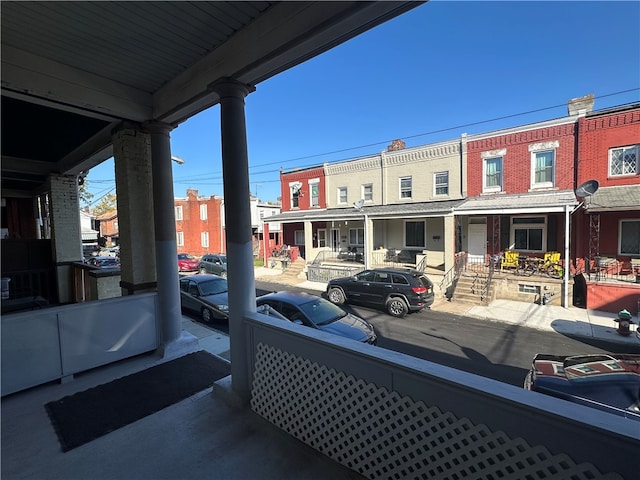 view of patio with covered porch