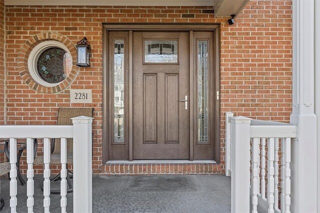 view of entrance to property