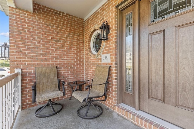 entrance to property with covered porch