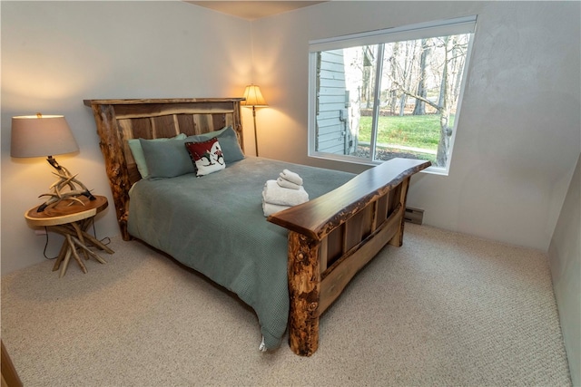 bedroom featuring carpet floors