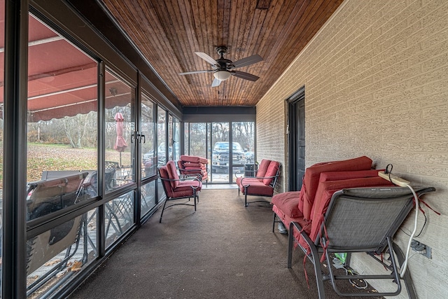 156 Sundust Rd, Nottingham, PA 15330 - sunroom with a ceiling fan