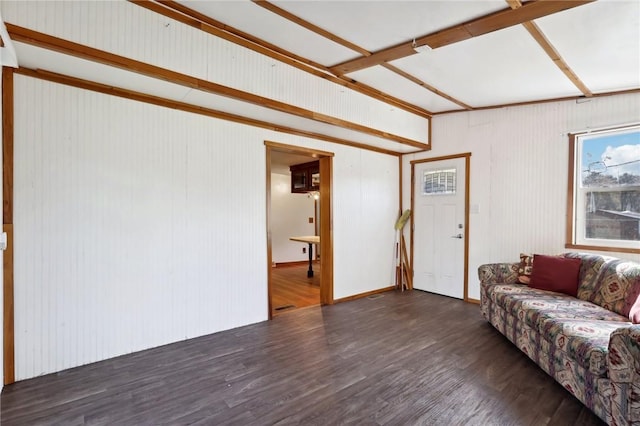 175 Long Woods Rd, Waynsbrg/Frankln Twp, PA 15370 - living room with dark wood-style floors