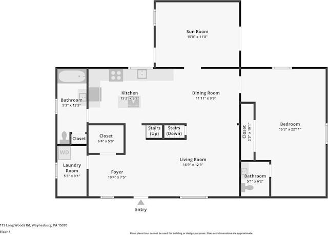 175 Long Woods Rd, Waynsbrg/Frankln Twp, PA 15370 - room layout