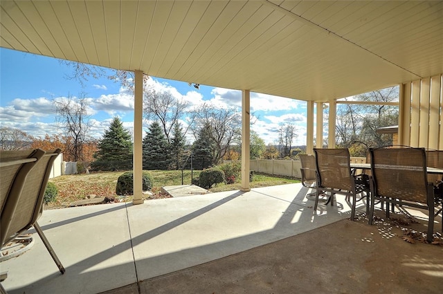 view of patio