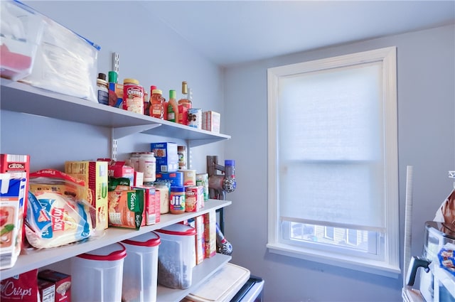 view of pantry