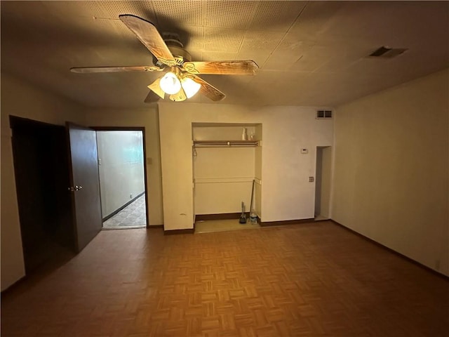 1452 Fleming Ave, Mckees Rocks, PA 15136 - unfurnished room featuring a ceiling fan and baseboards