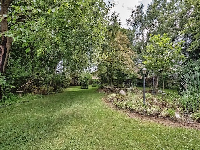 316 Jefferson, Verona, PA 15147 - view of green lawn with an outbuilding