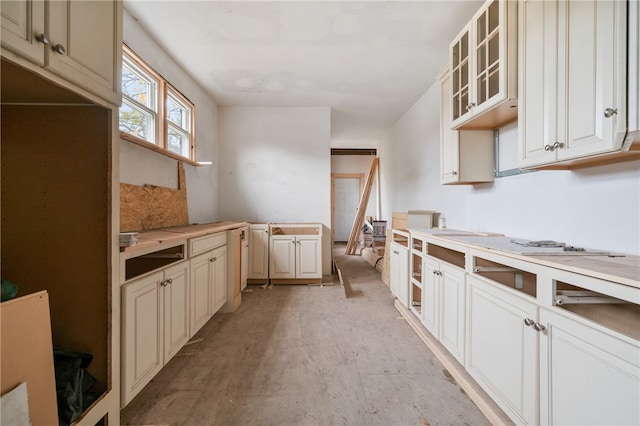 kitchen with cream cabinetry