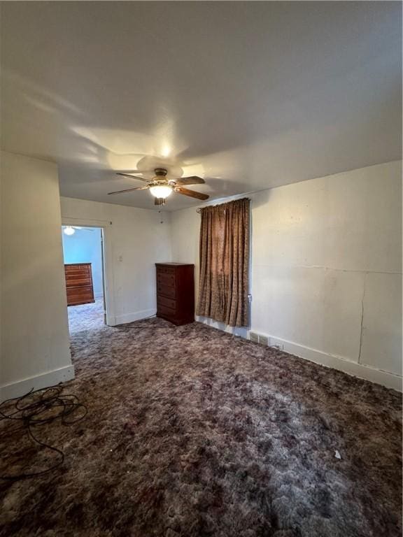 3305 Christy St, Sheraden, PA 15204 - carpeted empty room with ceiling fan and baseboards