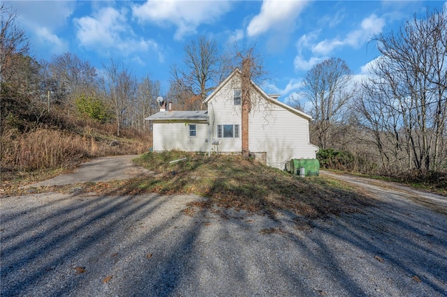 view of property exterior