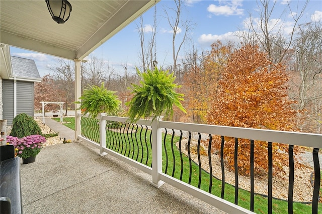 view of patio