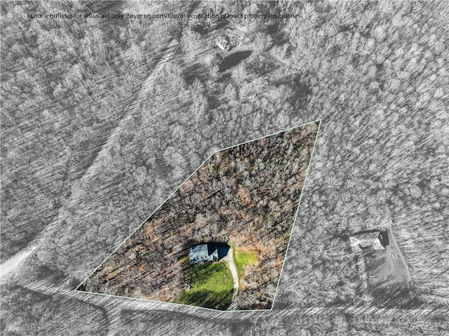 505 Greenbriar Rd, Pa, PA 15431 - aerial overview of property's location with property parcel outlined
