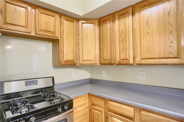 kitchen featuring gas stove