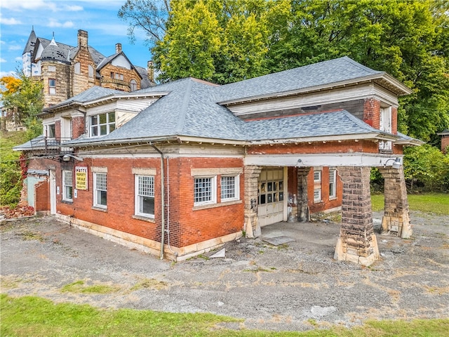 view of rear view of house