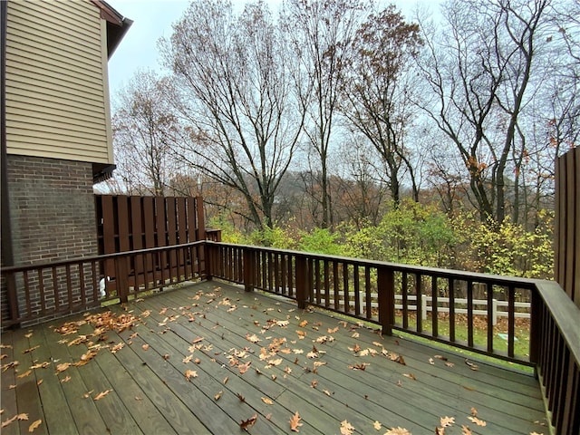 view of deck