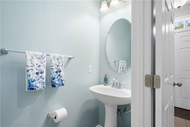 bathroom featuring tile patterned floors