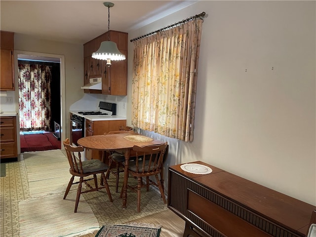 view of dining area