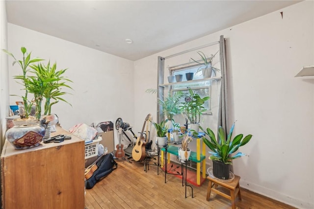 357 E Mcmurray Rd, Peters Twp, PA 15317 - miscellaneous room with light wood-style floors and baseboards