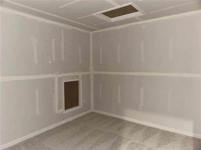 empty room featuring carpet floors