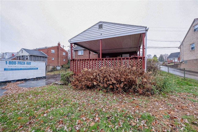 view of back of house