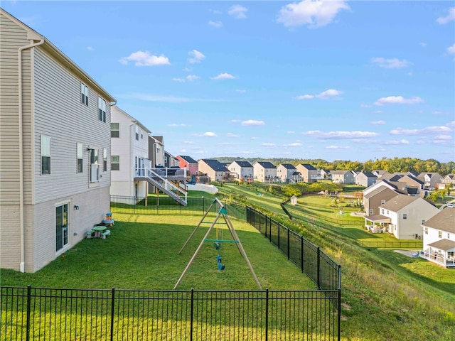 surrounding community featuring a lawn