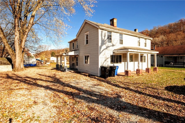 view of rear view of house