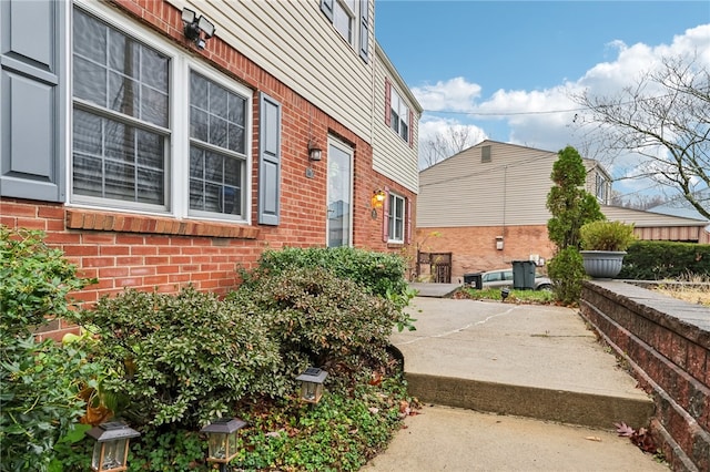 view of home's exterior featuring a patio area