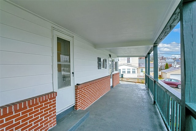 view of patio / terrace with covered porch