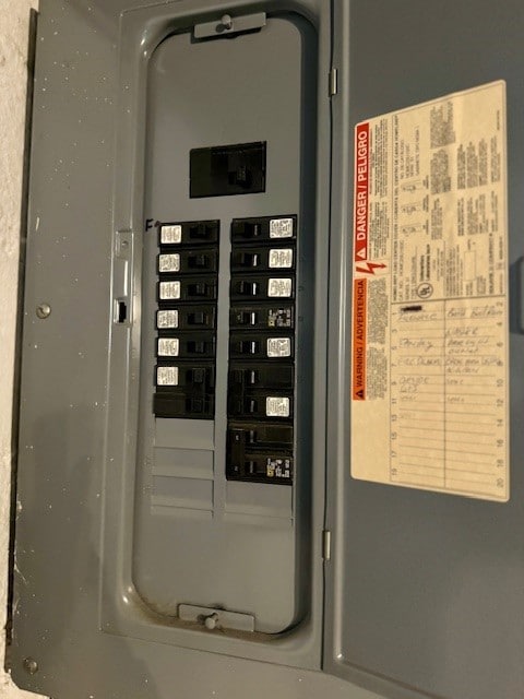 utilities with electric panel