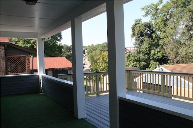 view of deck