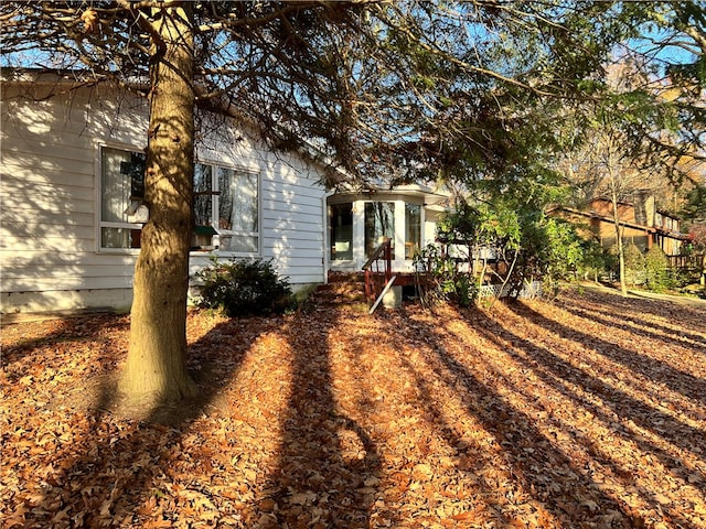 view of front of property