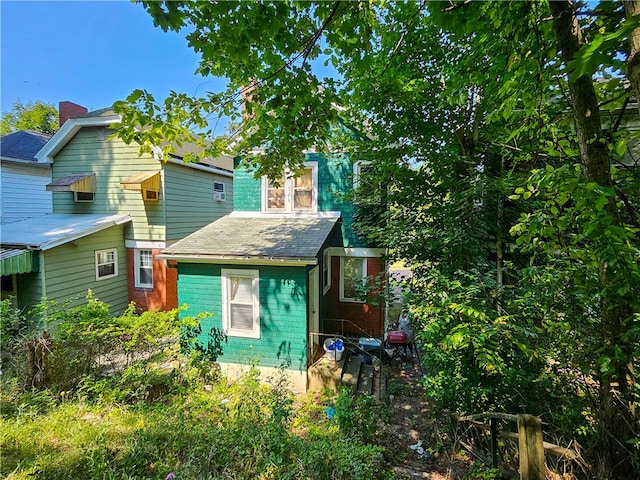 view of back of property