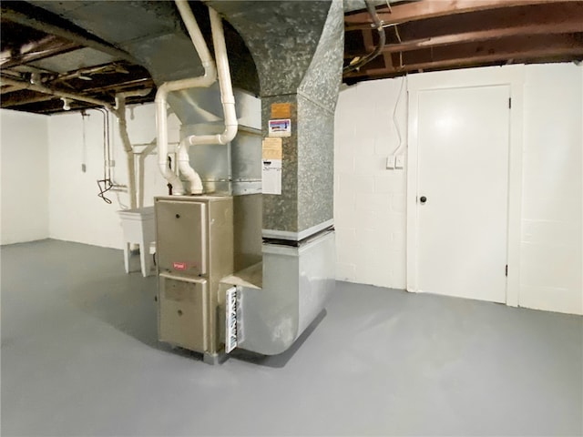 view of utility room