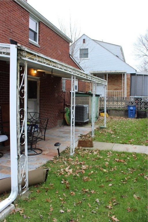 view of patio / terrace with cooling unit