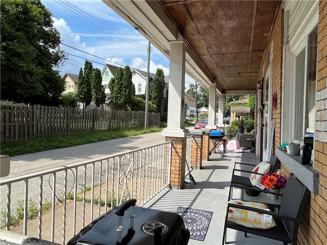 view of patio / terrace featuring a porch