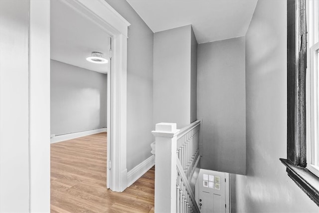 interior space featuring light hardwood / wood-style flooring