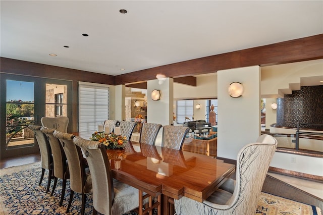 514 Justabout Rd, Peters Twp, PA 15367 - dining space with healthy amount of natural light and recessed lighting