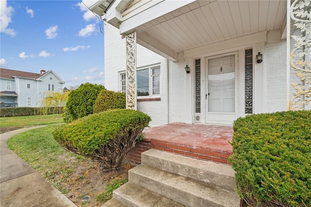 view of entrance to property